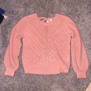 Small light pink sweater NWT